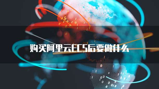 购买阿里云ECS后要做什么