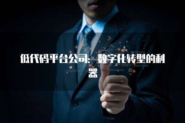 低代码平台公司：数字化转型的利器