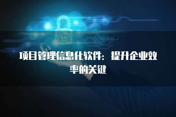 项目管理信息化软件：提升企业效率的关键