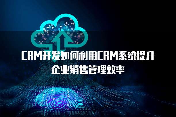 CRM开发如何利用CRM系统提升企业销售管理效率