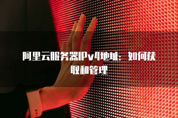 阿里云服务器IPv4地址：如何获取和管理