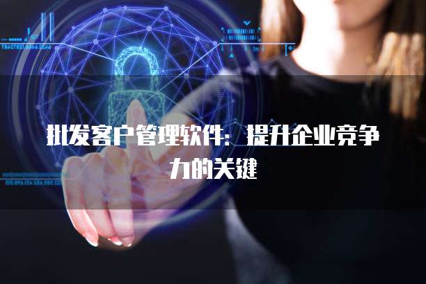 批发客户管理软件：提升企业竞争力的关键