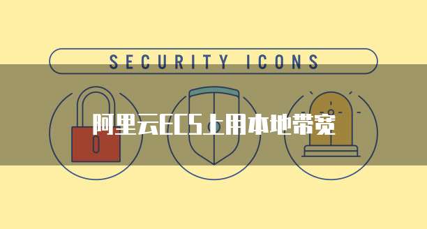 阿里云ECS上用本地带宽