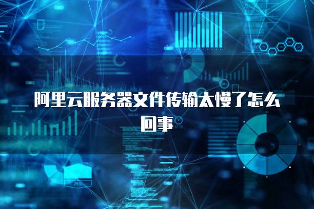 阿里云服务器文件传输太慢了怎么回事