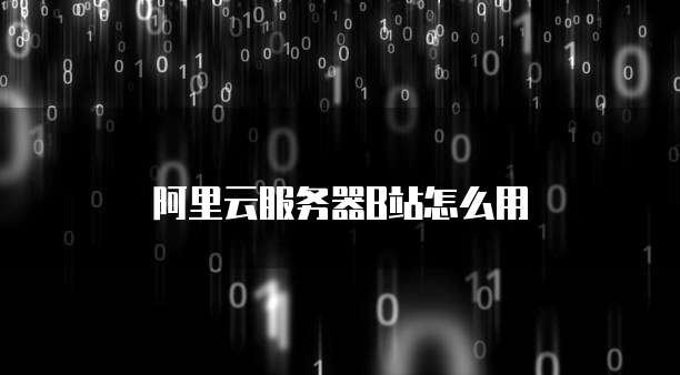 阿里云服务器B站怎么用