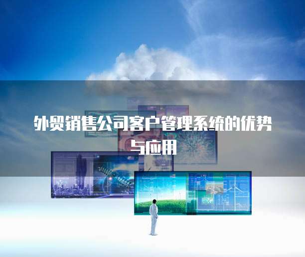 外贸销售公司客户管理系统的优势与应用